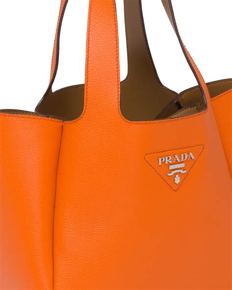 prada dynamique leather tote.